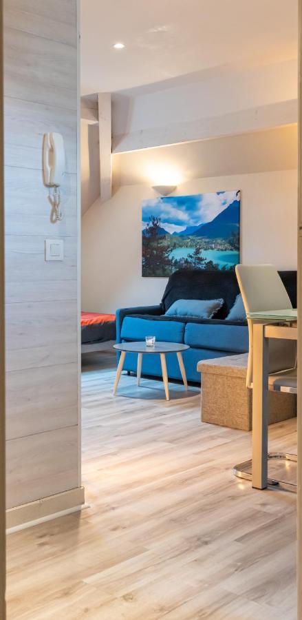 Au Bord Du Lac D'Annecy, Logement Type Loft, Dans Residence Avec Plage Et Ponton Privee Duingt Luaran gambar